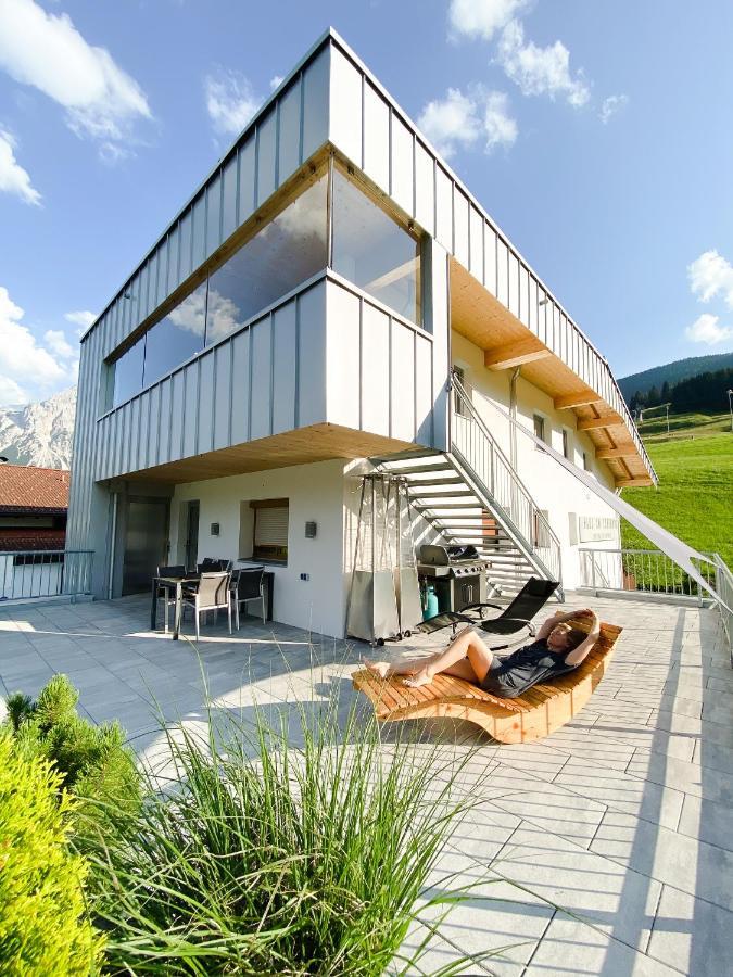 Haus am Schihang Lermoos Exterior foto